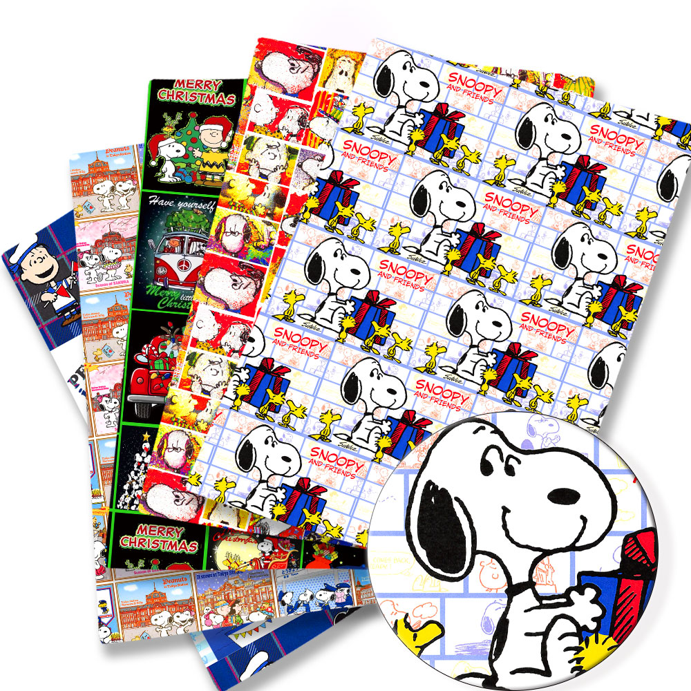 Sewing Textiles - TAKARA TOMY Snoopy fabric140x50CM Cartoon printed