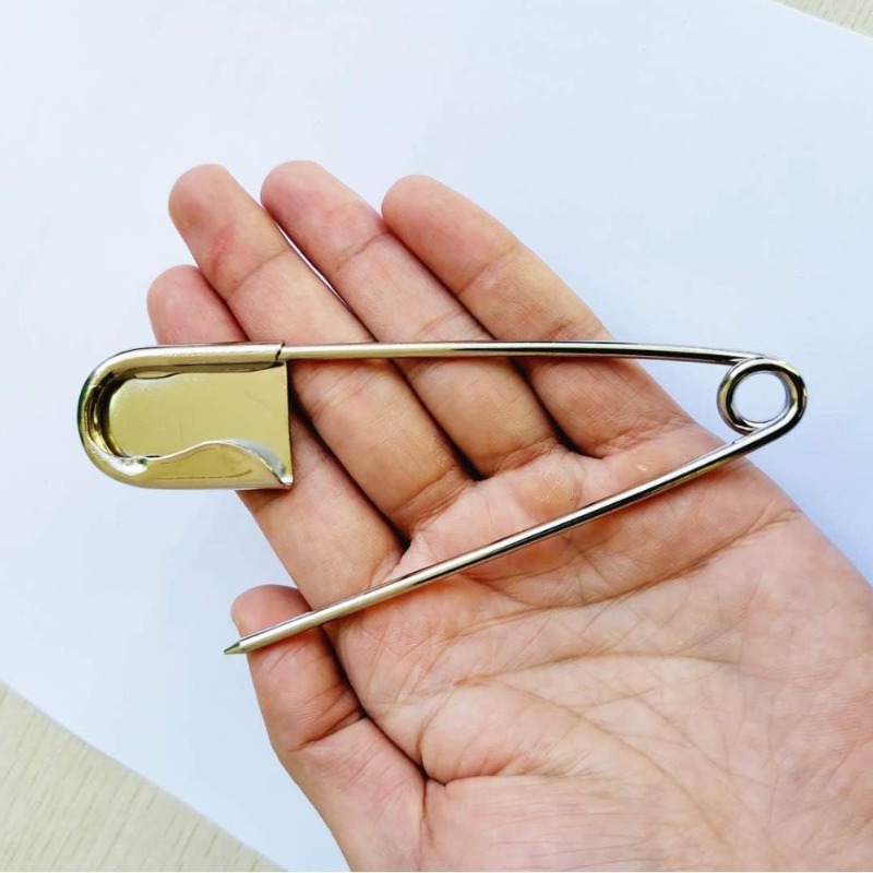 Sewing Tas - 5pcs Large Size Silver Stainless Steel
