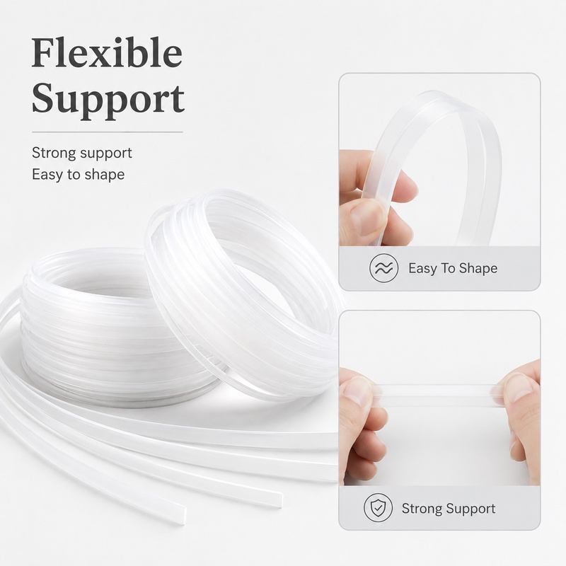 20M 4mmx1.3mm Clear Plastic Co - Textile Sewing Support recension och pris