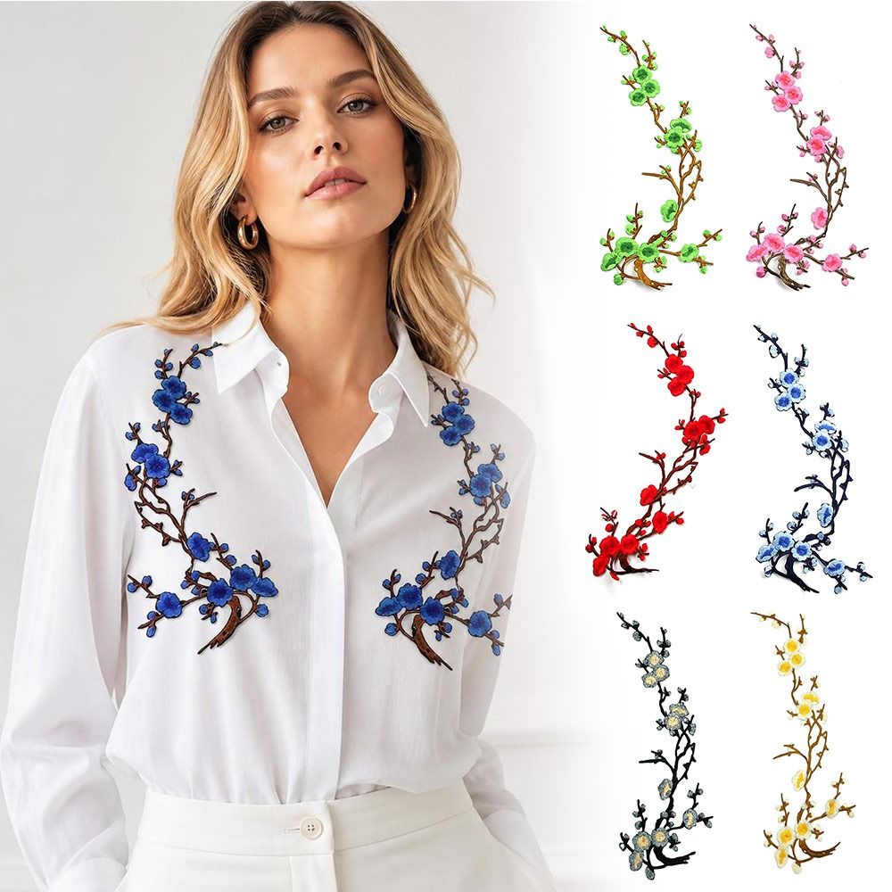 DIY Cherry Blossom Iron On Pat - Sewing Textiles recension och pris
