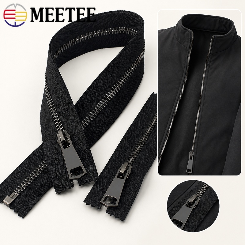 1/5Pcs 5# 50-150cm Metal Auto- - Sewing Front Zipper recension och pris