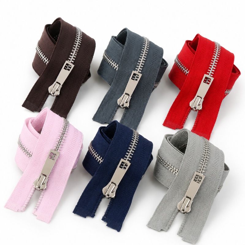 5/10Pcs 40-80Cm 5# Metal Zippe - Sewing Front Zipper recension och pris