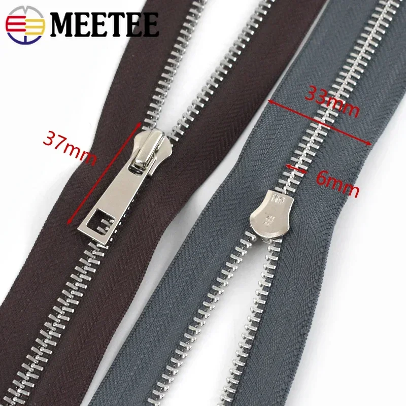 5/10Pcs 40-80Cm 5# Metal Zippe - Sewing Front Zipper recension och pris