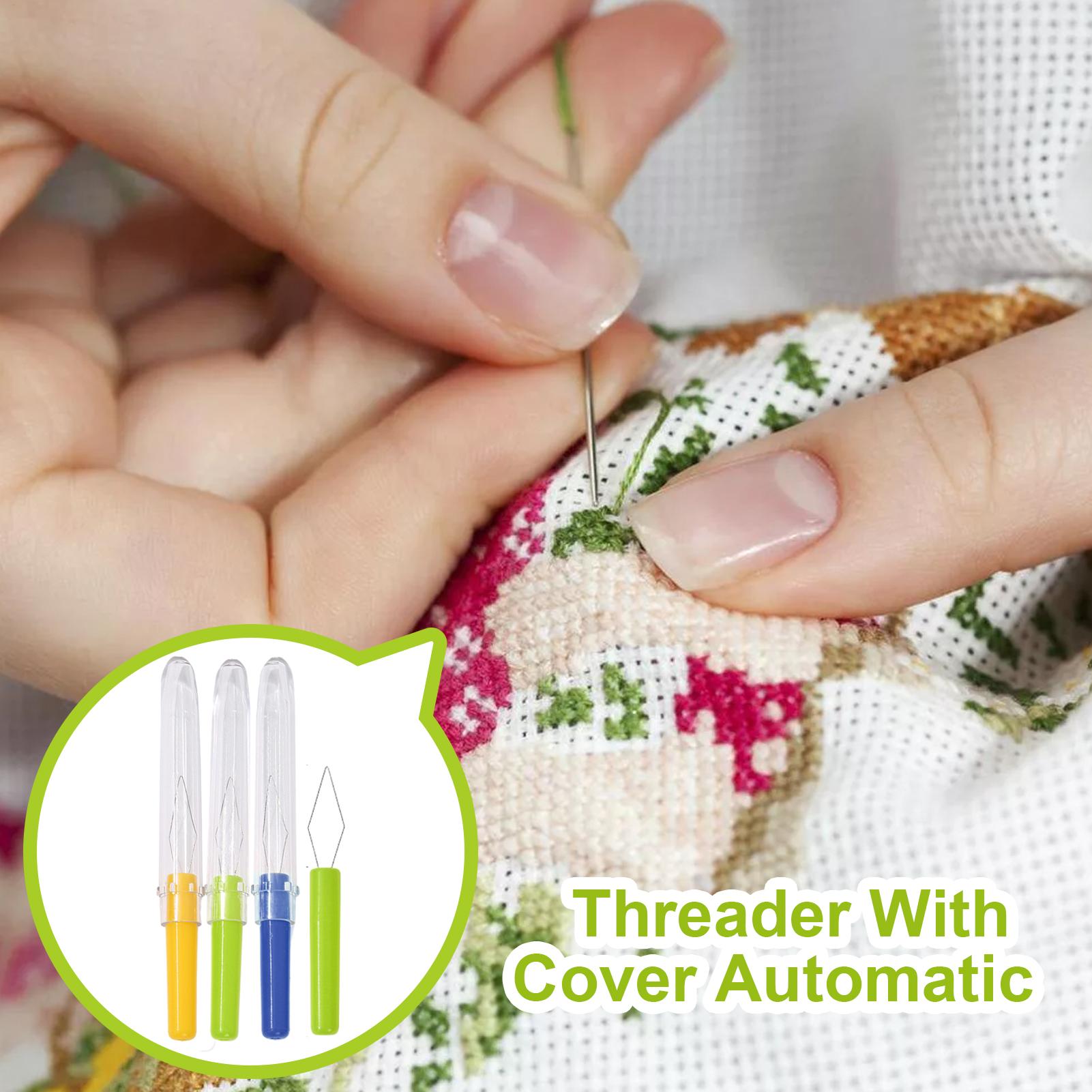 3Pcs Needle Threader with Cove - Needle Threader Tool recension och pris
