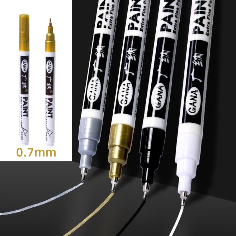 1Pc 0.7mm Waterproof Paint Mar - Fabric Marking Pen recension och pris