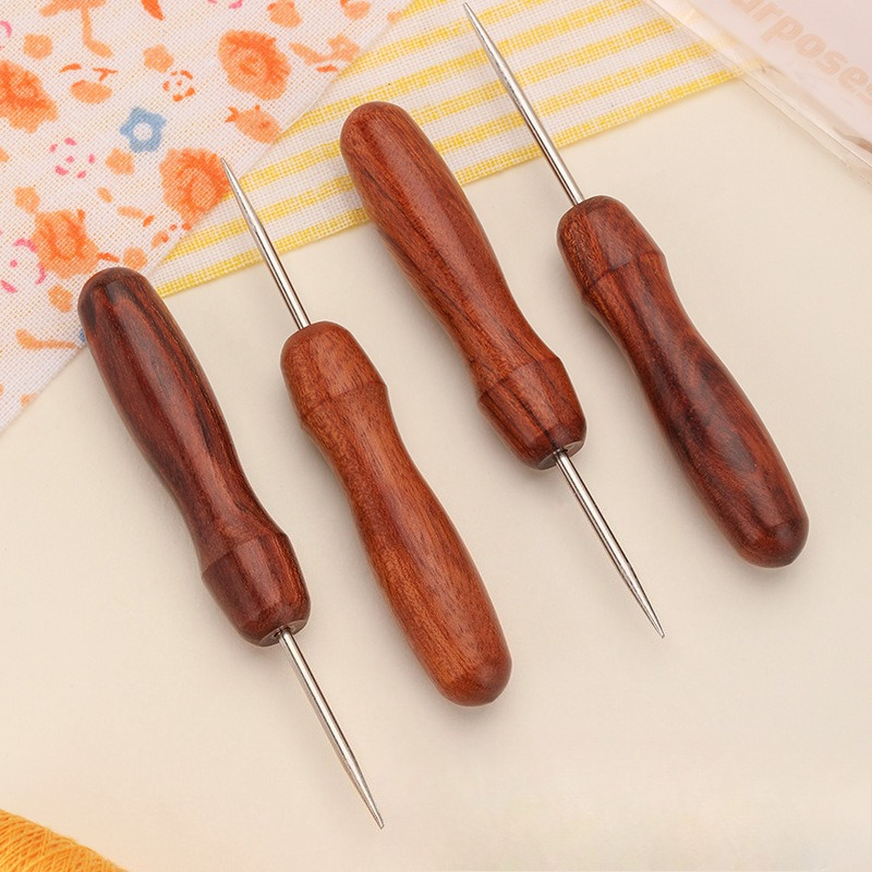 Professional Leather Wooden Ha - Textile Sewing Kit recension och pris