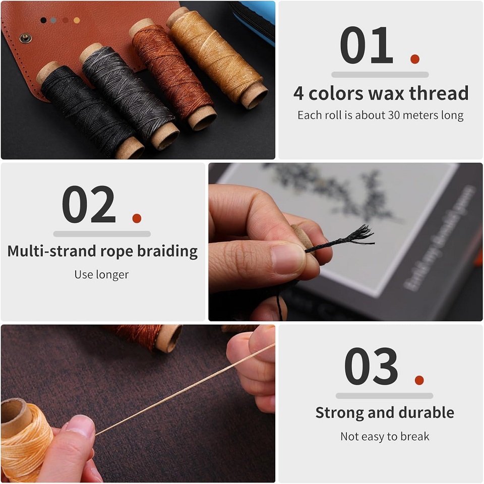 BUDDUR Leather Sewing Tools Ki - Textile Sewing Kit recension och pris