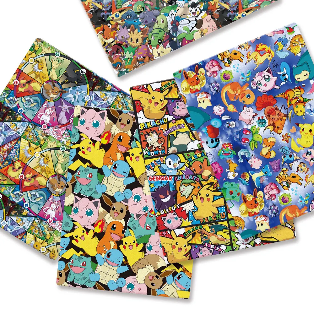 Pokemon Cartoon Fabric140*50cm - Sewing Production recension och pris