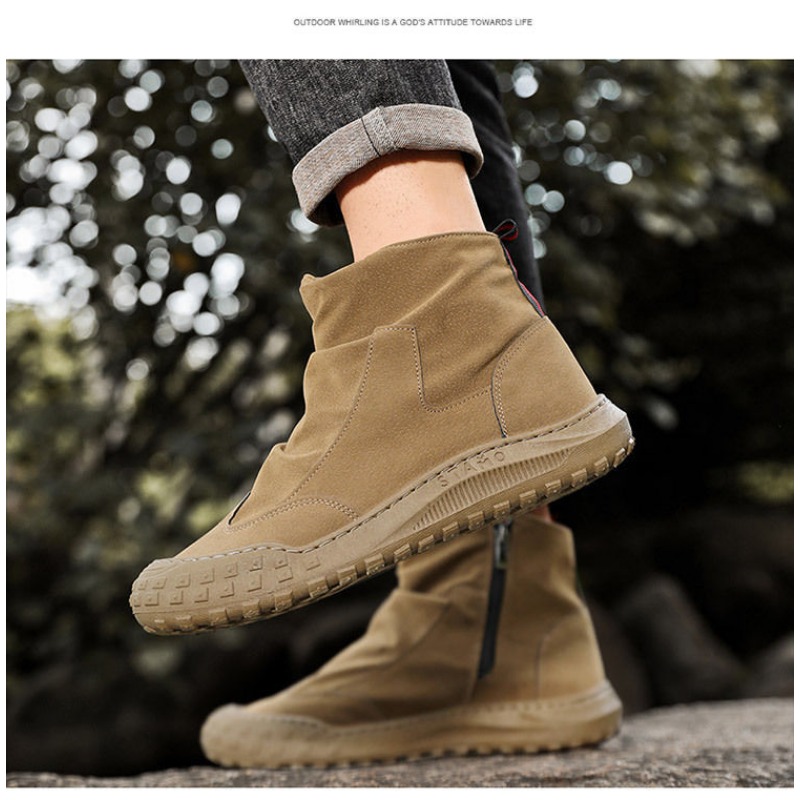 Men's High-Top Hiking Shoes fo - Sewing Nylon recension och pris