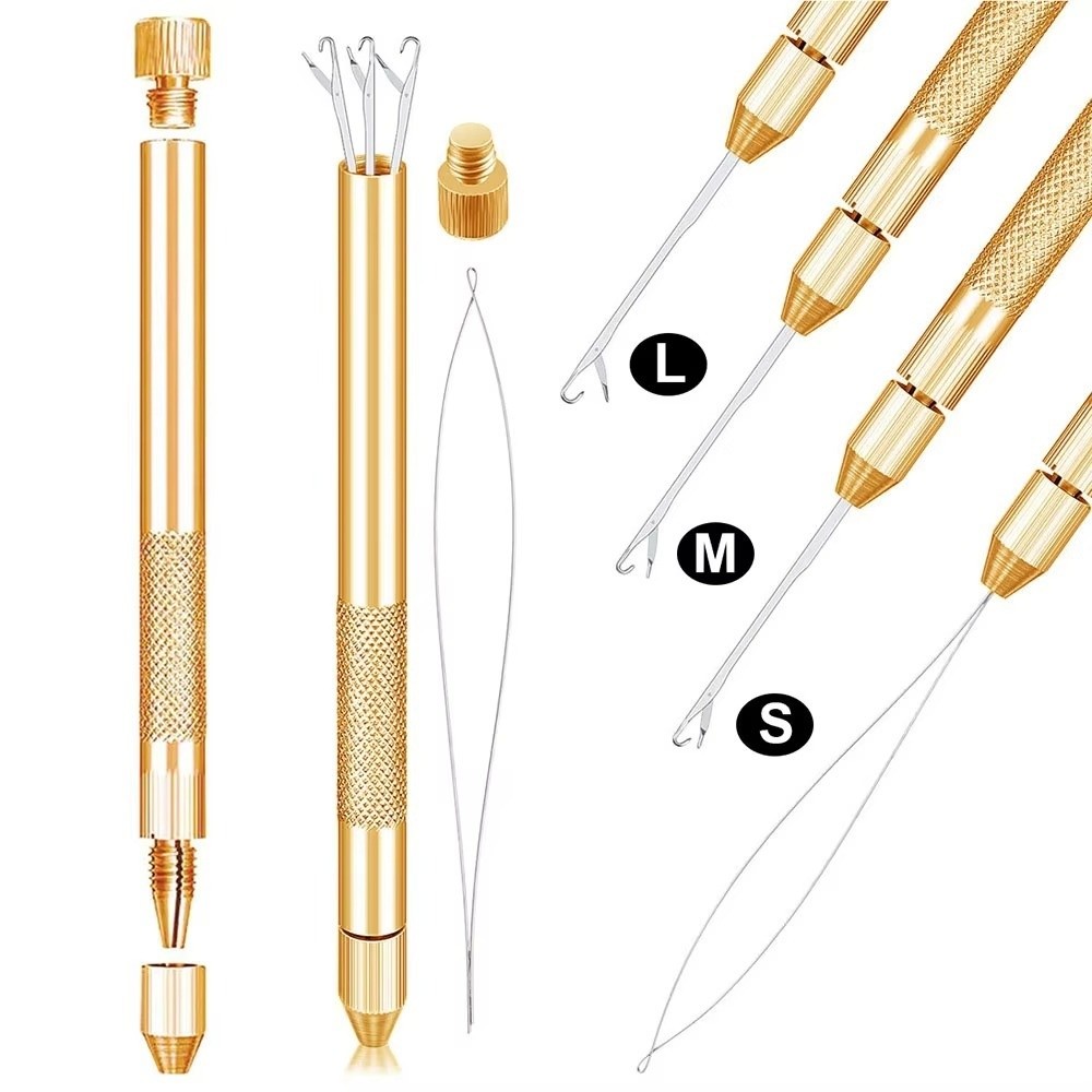 DIY 4-in-1 Hair Extension Tool - Needle Threader Tool recension och pris