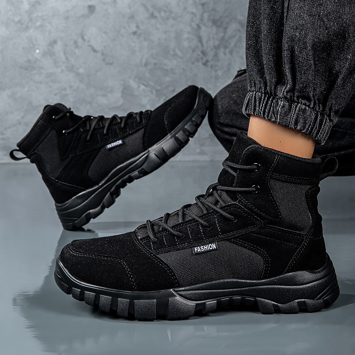 Men's shoes autumn and winter  - Sewing Nylon recension och pris