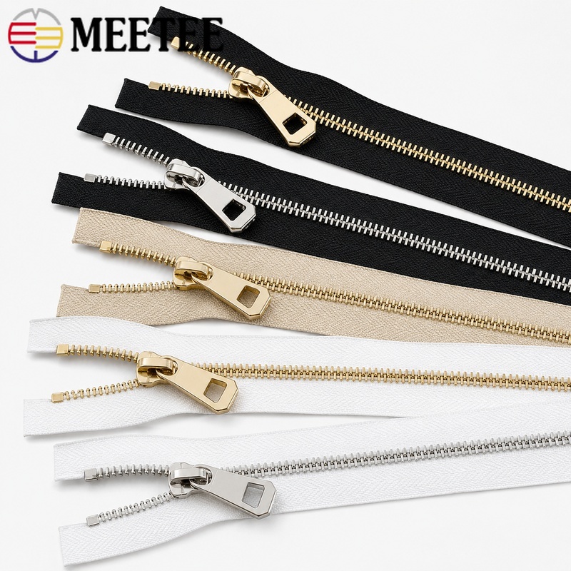1/2/5Pcs 5# 35-85cm Metal Open - Sewing Front Zipper recension och pris