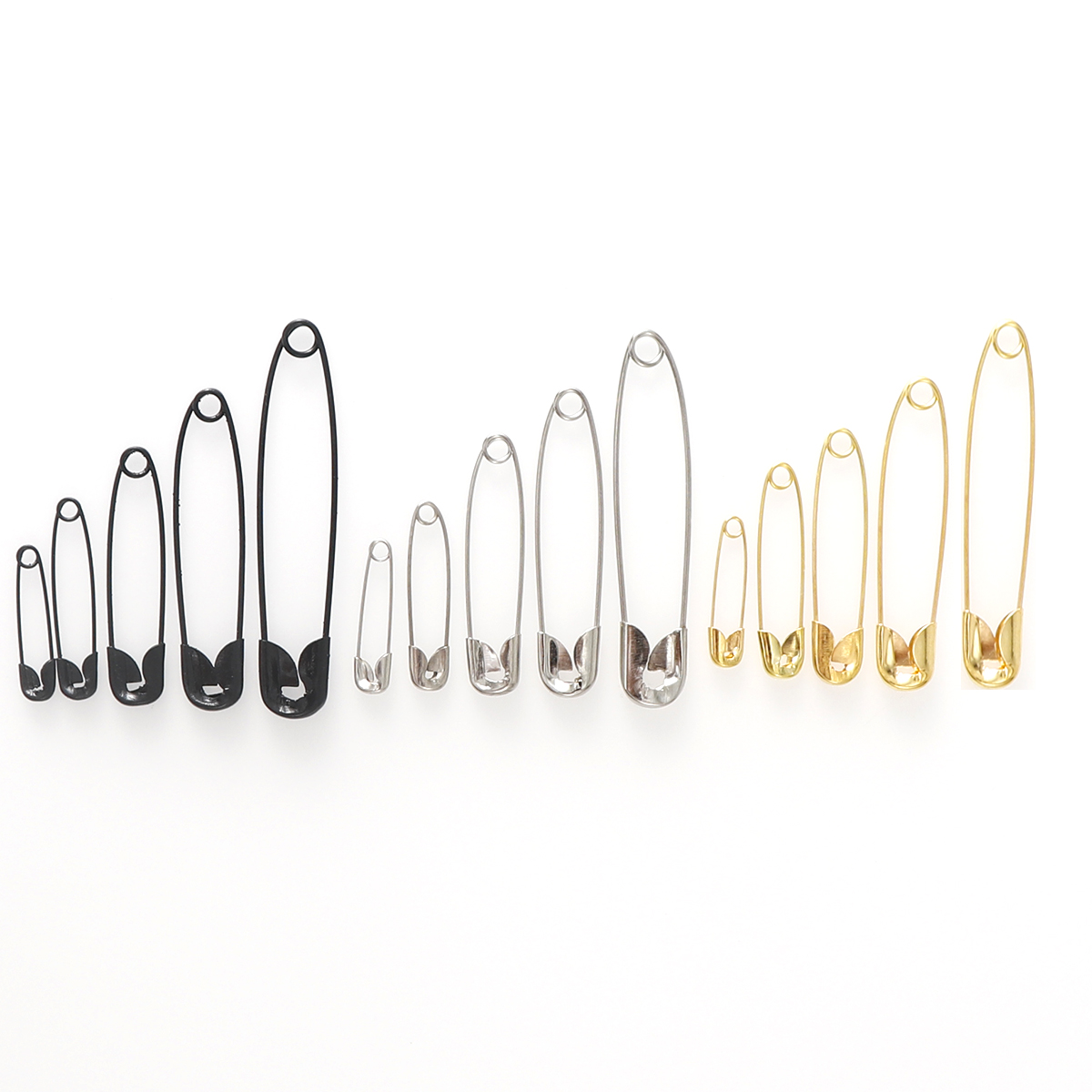 100pcs 22/28/38/45/54mm Silver - Sewing Tas recension och pris