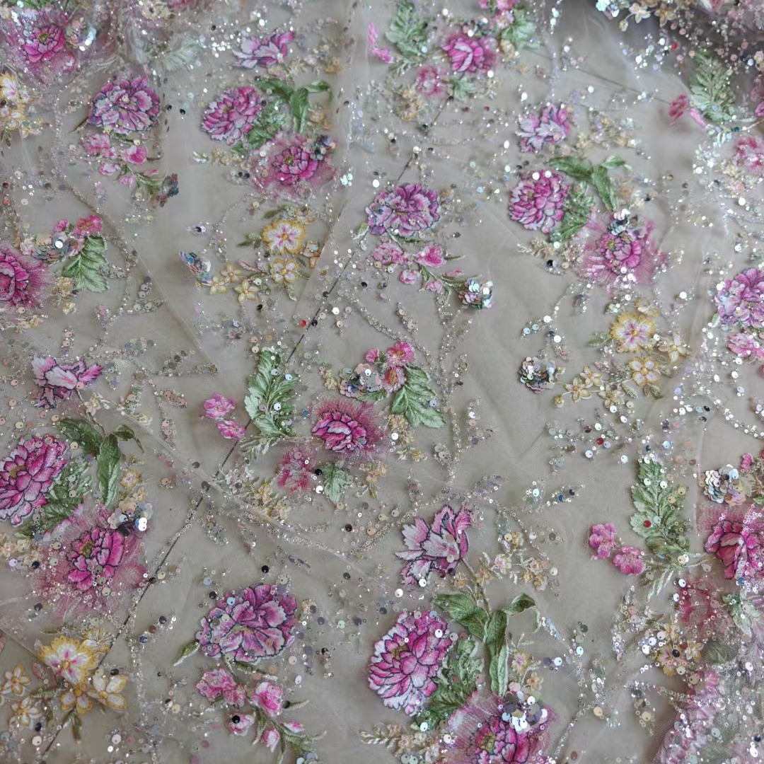 1M 120Cm Wide Luxury Beaded La - Sewing Textiles recension och pris