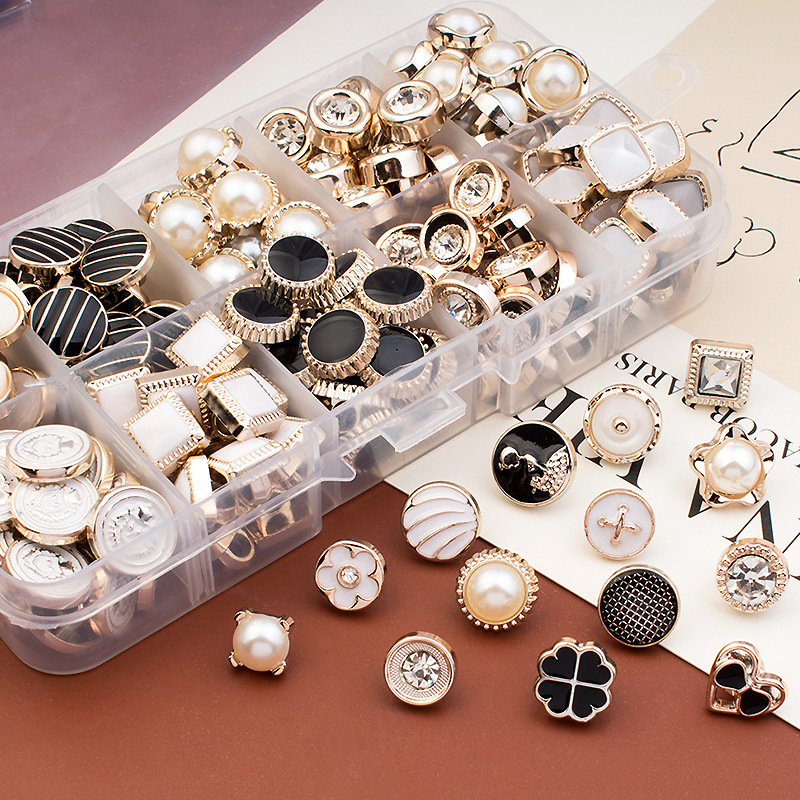 100pcs Beautiful Shank Buttons - Sewing Production recension och pris