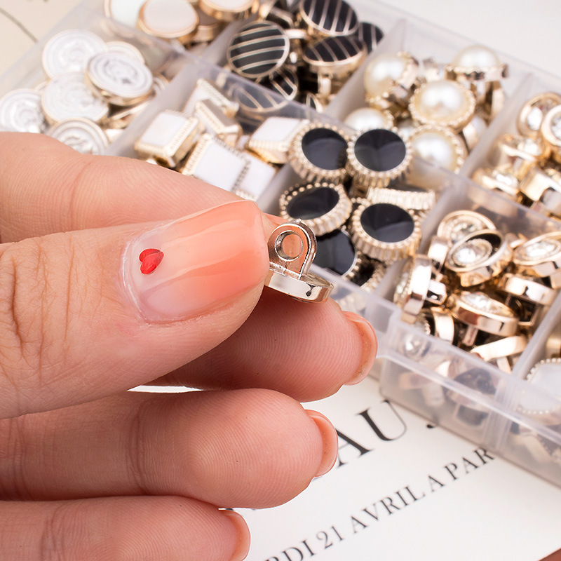 100pcs Beautiful Shank Buttons - Sewing Production recension och pris