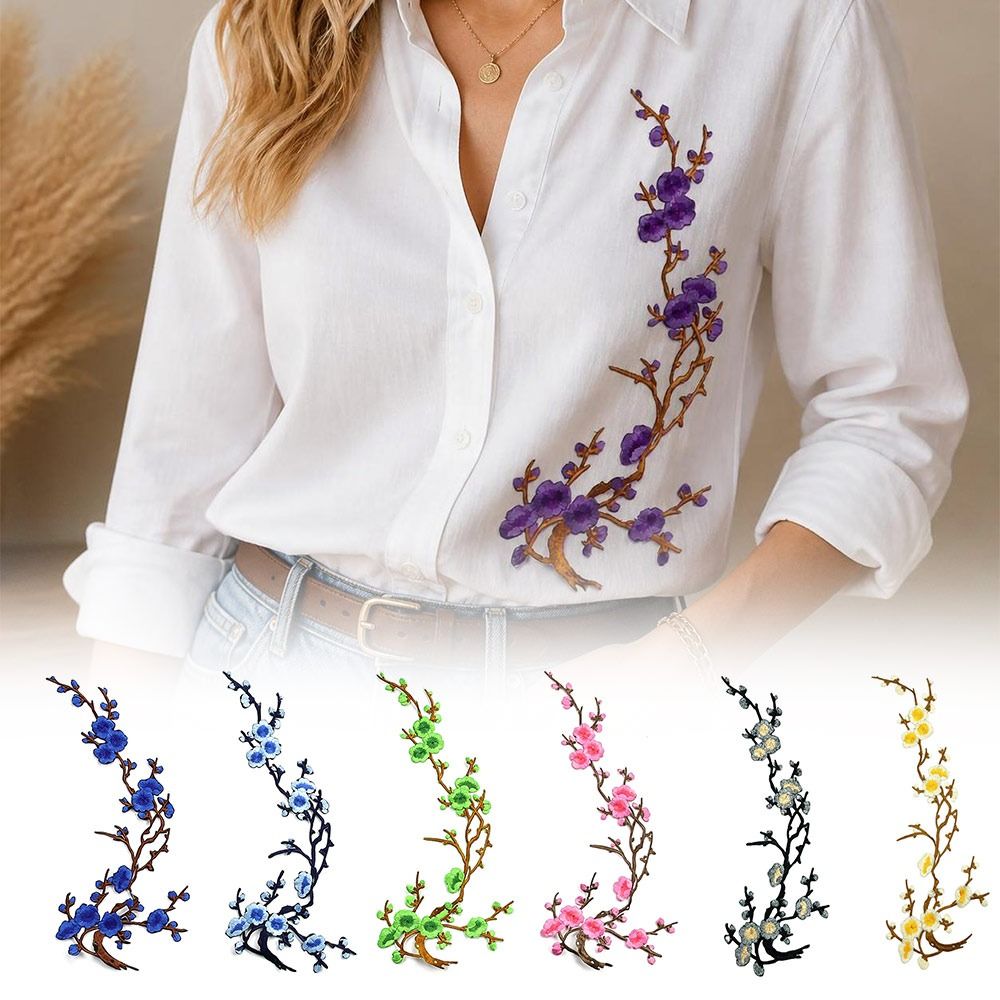 DIY Cherry Blossom Iron On Pat - Sewing Textiles recension och pris