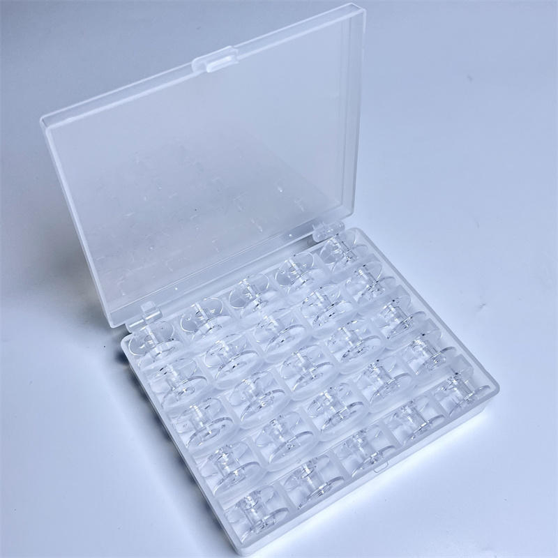 25 Grid Clear Empty Bobbins St - Sewing Tas recension och pris