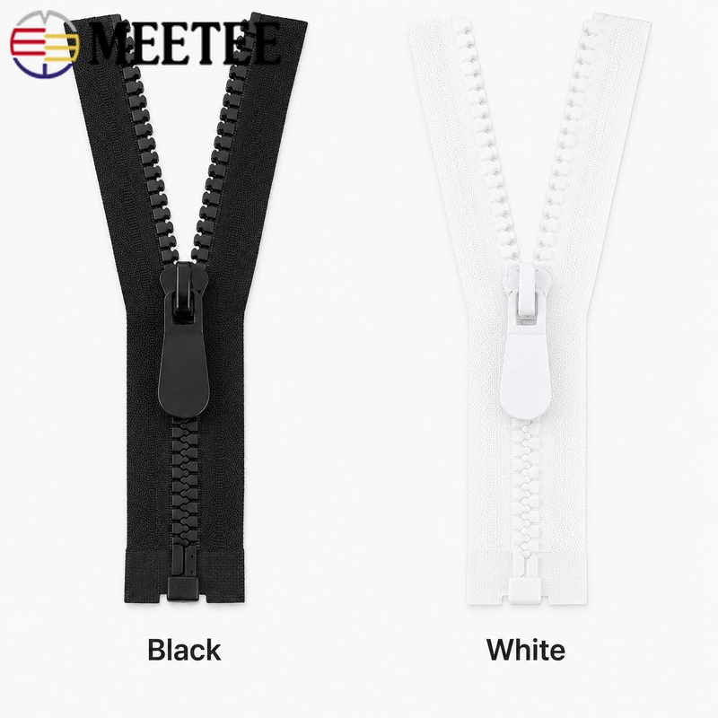 2Pcs 8#/15# 70-120cm Resin Zip - Sewing Front Zipper recension och pris