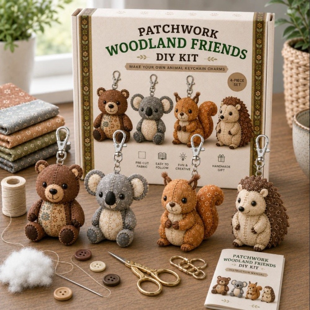 Pre-cut Fabric 3D Felt Sewing  - Textile Sewing Kit recension och pris