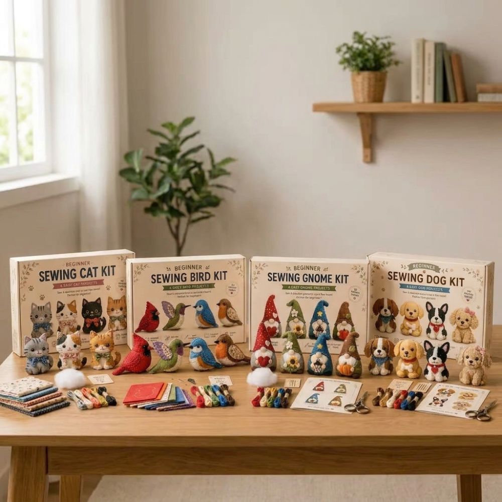 Pre-cut Fabric 3D Felt Sewing  - Textile Sewing Kit recension och pris