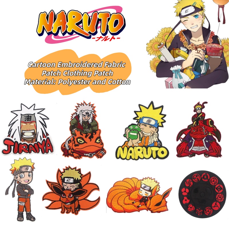Naruto Japanese-style cartoon  - Iron On Patch recension och pris