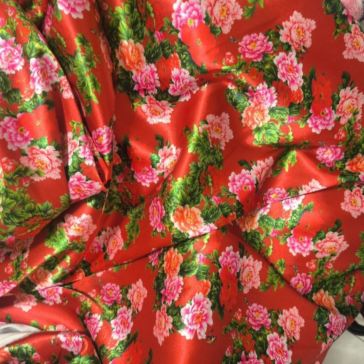 Satin Fabric Cloth without Ove - Sewing Textiles recension och pris